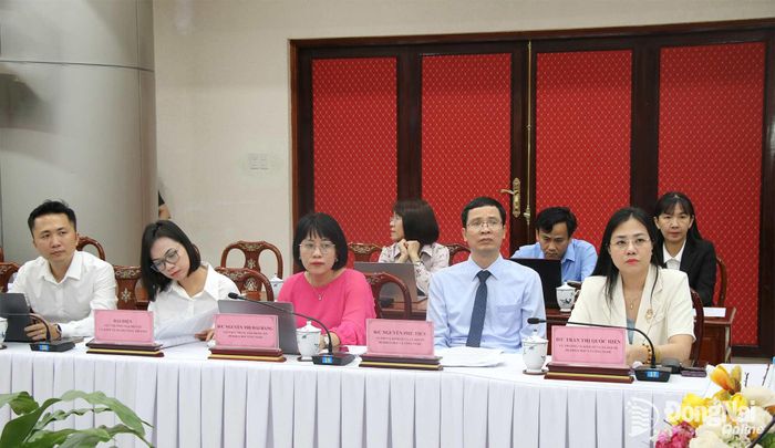 Đại diện các đơn vị trực thuộc Bộ Khoa học và Công nghệ, Bộ Công Thương tham dự hội nghị. Ảnh: Hải Quân
