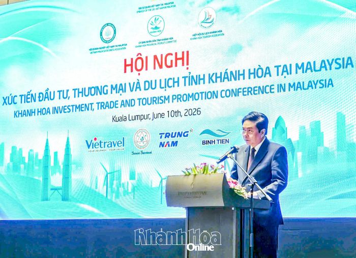 Đồng chí Lữ Thanh Hải phát biểu tại hội nghị.