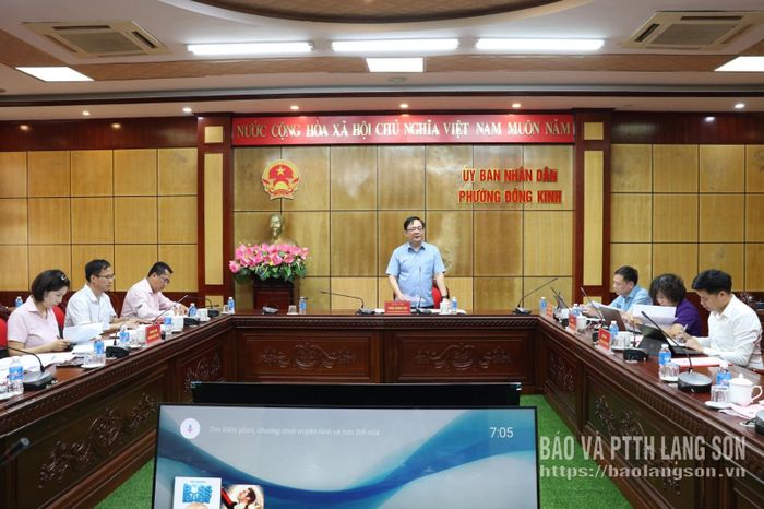 Lãnh đạo Hội Nông dân tỉnh phát biểu tại buổi kiểm tra