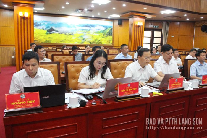Các đại biểu dự buổi giám sát