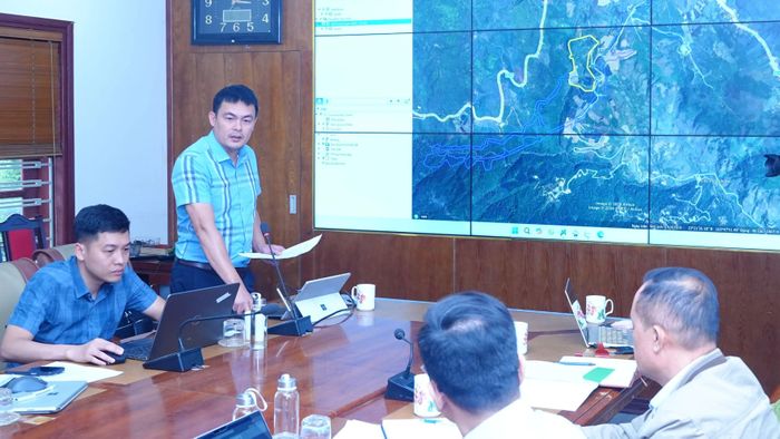 Ban Quản lý dự án Đầu tư xây dựng phường Sa Pa báo cáo tiến độ triển khai dự án.