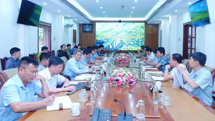Quang cảnh buổi làm việc.