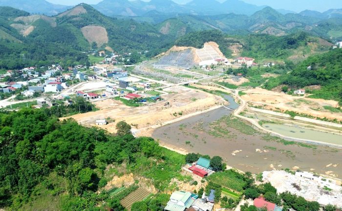 Hồ hoàn thành sẽ tạo không gian sinh thái cho đô thị và diện mạo mới cho xã Bảo Yên.