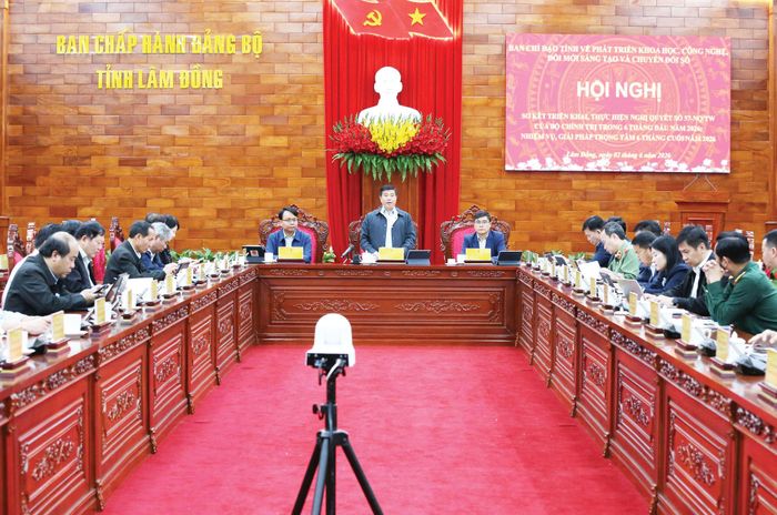 Tỉnh ủy sơ kết 6 tháng thực hiện Nghị quyết số 57