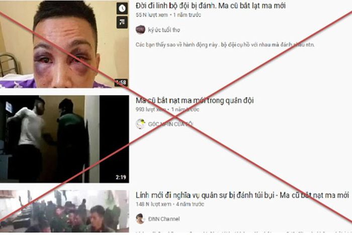 Nhiều thông tin, hình ảnh bôi nhọ môi trường quân ngũ trên không gian mạng
