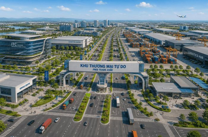 Sẽ xây dựng khu thương mại tự do gắn với sân bay Gia Bình. Ảnh minh họa