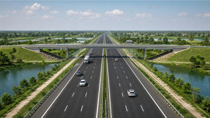 Cao tốc Mỹ An - Cao Lãnh với chiều dài 27km. Ảnh minh họa