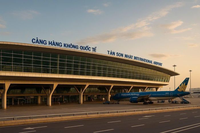 Cảng hàng không quốc tế Tân Sơn Nhất là đại diện duy nhất góp mặt trong danh sách đề cử hạng mục "Sân bay hàng đầu châu Á". Ảnh: Internet