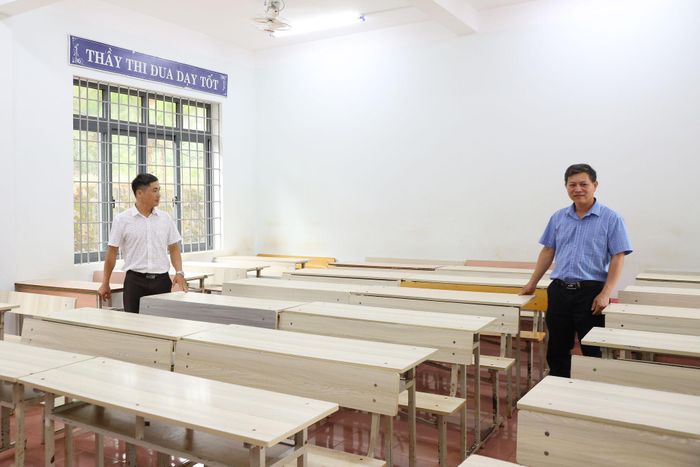 Các phòng thi bảo đảm ánh sáng, quạt làm mát