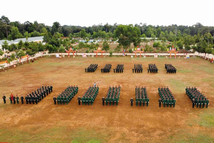 Toàn cảnh buổi lễ tuyên thệ