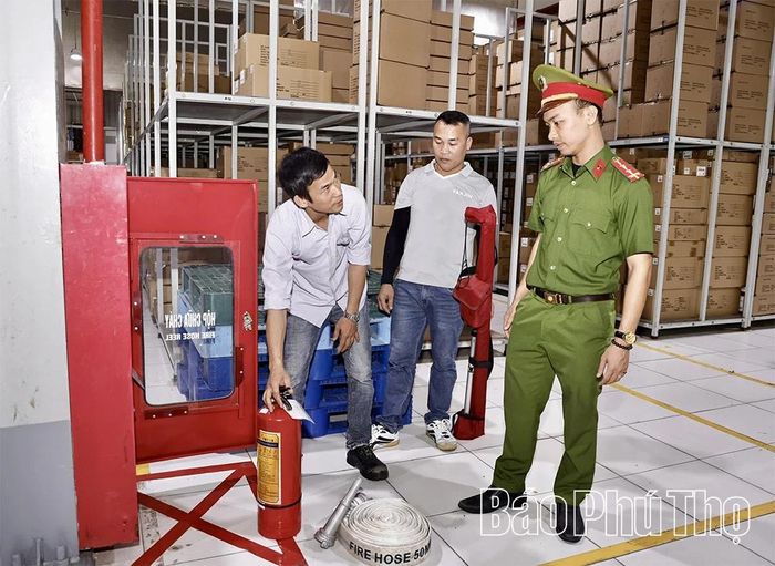Công ty TNHH Yakjin Việt Nam trang bị đầy đủ các thiết bị PCCC theo quy định.