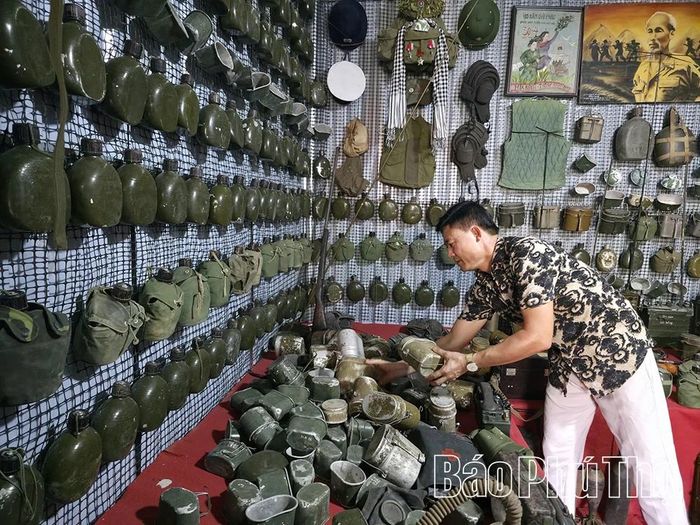 Hiện nay, Bảo tàng của anh Thập đang lưu giữ hơn 2.000 kỷ vật thời chiến.