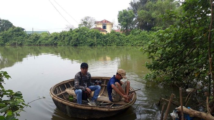 Sông Cánh Hòm chảy qua làng Xuân Long, xã Bến Hải - Ảnh: P.X.D