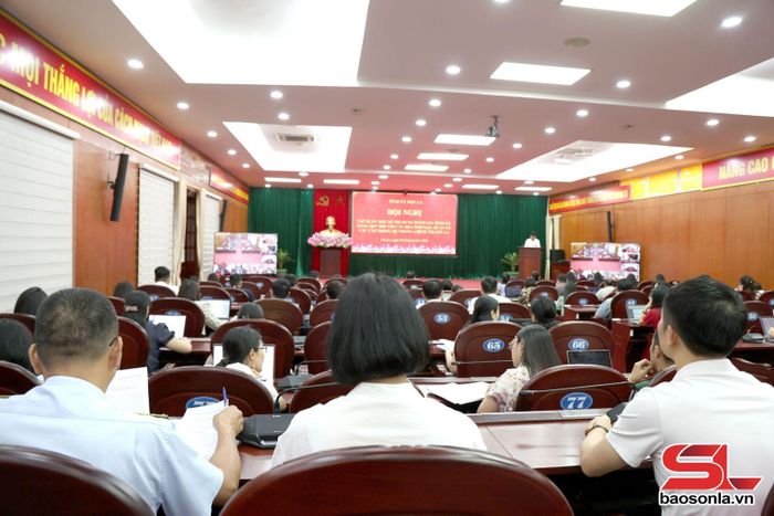 Các đại biểu tham dự hội nghị tập huấn.