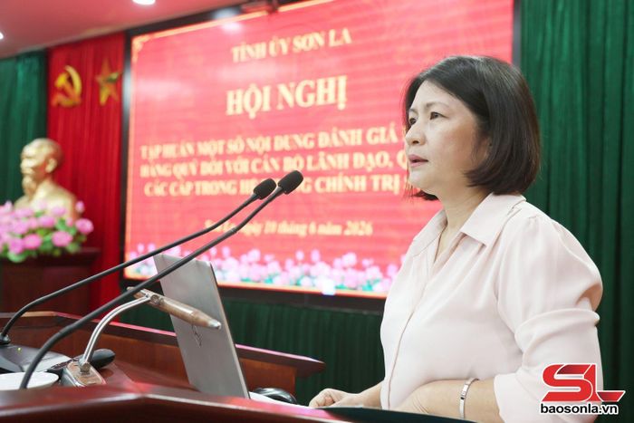 Báo cáo viên Ban Tổ chức Tỉnh ủy triển khai Hướng dẫn số 03.