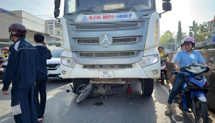 Hiện trường vụ tai nạn - Ảnh: Trần Tuấn.