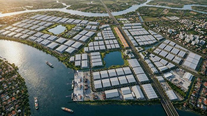 Phối cảnh tổng thể 262ha Khu công nghiệp Trần Anh - Tân Phú.