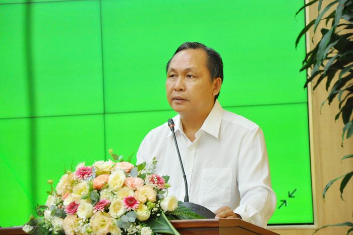 Ông Lê Công Lý, Phó chủ tịch Thường trực UBND TP Cần Thơ phát biểu tại hội thảo.