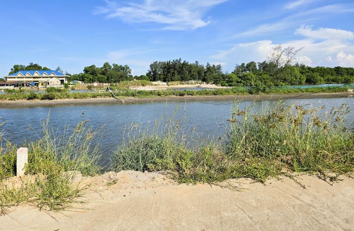 Tại đoạn tuyến này, cầu Hà Tây gần bên chợ Hà Tây hiện mới hoàn thành đổ bê tông cọc bê tông cốt thép (40x40)cm 6/48 cọc và mặt bằng phục vụ ép cọc, rồi vắng bóng thi công. Đoạn tuyến phía Nam cầu Hà Tây đến cuối đoạn tuyến này (giao với tuyến đường Trung tâm trục dọc Khu kinh tế Đông Nam Quảng Trị và QL49C), mặt bằng thi công còn vướng nhiều lăng mộ, nhà cửa chưa di dời.