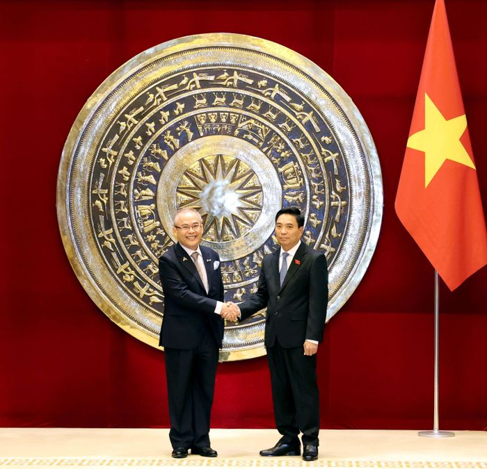 Phó Chủ tịch Quốc hội, Thượng tướng Nguyễn Doãn Anh tiếp Tổng Thư ký Đại hội đồng Liên Nghị viện Hiệp hội các quốc gia Đông Nam Á Chem Widhya