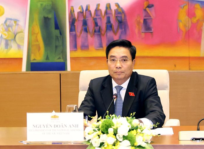 Phó Chủ tịch Quốc hội, Thượng tướng Nguyễn Doãn Anh phát biểu