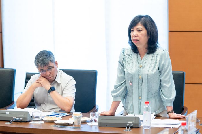 Vụ trưởng Vụ Quy hoạch - Kiến trúc, Bộ Xây dựng Trần Thu Hằng phát biểu