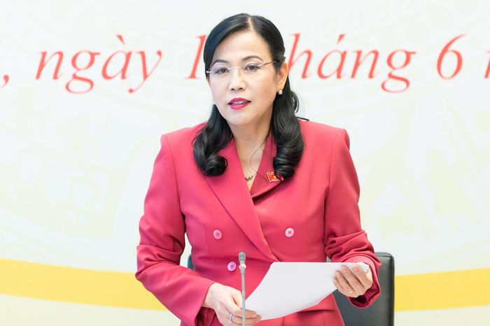 Chủ nhiệm Ủy ban Khoa học, Công nghệ và Môi trường Nguyễn Thanh Hải phát biểu