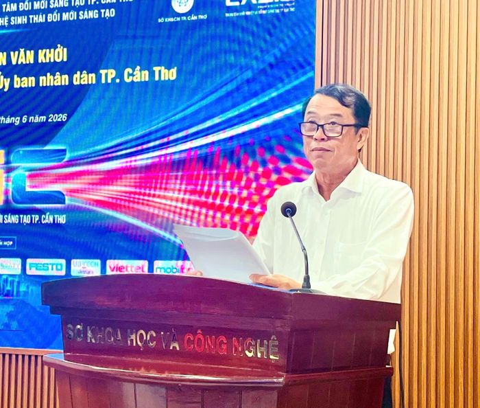 Phó Chủ tịch UBND TP. Cần Thơ Nguyễn Văn Khởi phát biểu tại hội thảo