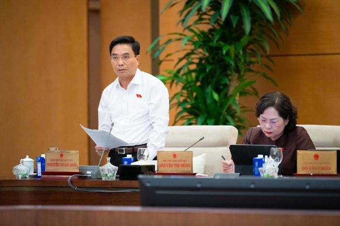Phó Chủ tịch Quốc hội, Thượng tướng Nguyễn Doãn Anh phát biểu