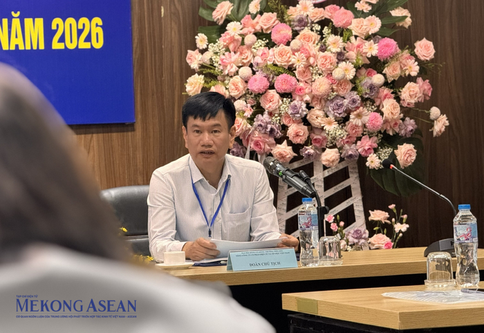 Ông Vũ Văn Hậu - Chủ tịch HĐQT Geleximco kiêm Tổng giám đốc Viettronics. Ảnh: Minh Phong - Mekong ASEAN