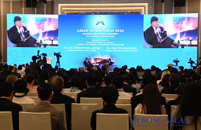Quang cảnh phiên đối thoại. Ảnh: Đỗ Thảo - Mekong ASEAN