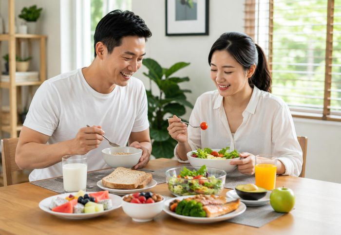 Chuyên gia dinh dưỡng chỉ những thói quen ăn sáng giúp cơ thể “sống sót” qua mùa nóng 40 độ (Ảnh minh họa)