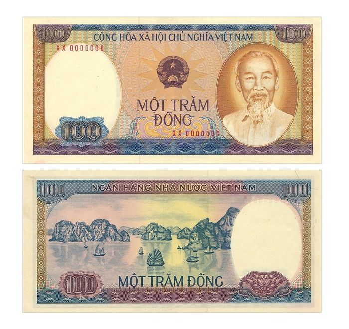 Tiền giấy 100 đồng, 1980 (Seri chữ nhỏ)