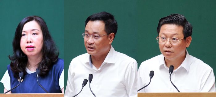 Các đại biểu tham luận tại hội thảo.