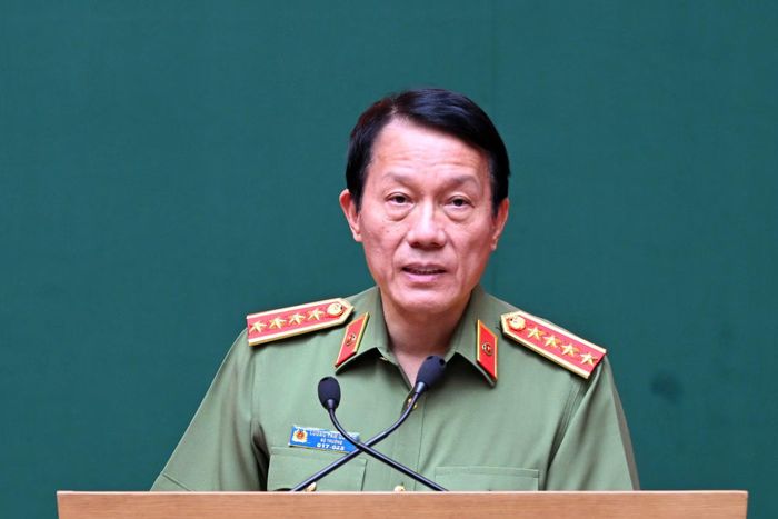 Bộ trưởng Lương Tam Quang phát biểu tại hội thảo.