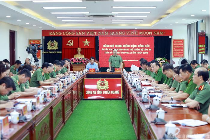 Buổi làm việc nhằm đánh giá tình hình, kết quả công tác 6 tháng đầu năm và nhiệm vụ trọng tâm thời gian tới.