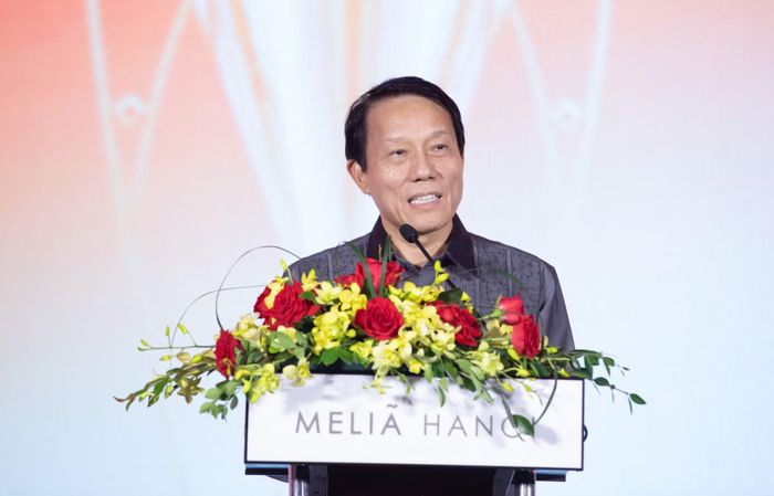 Bộ trưởng Lương Tam Quang phát biểu tại buổi lễ.