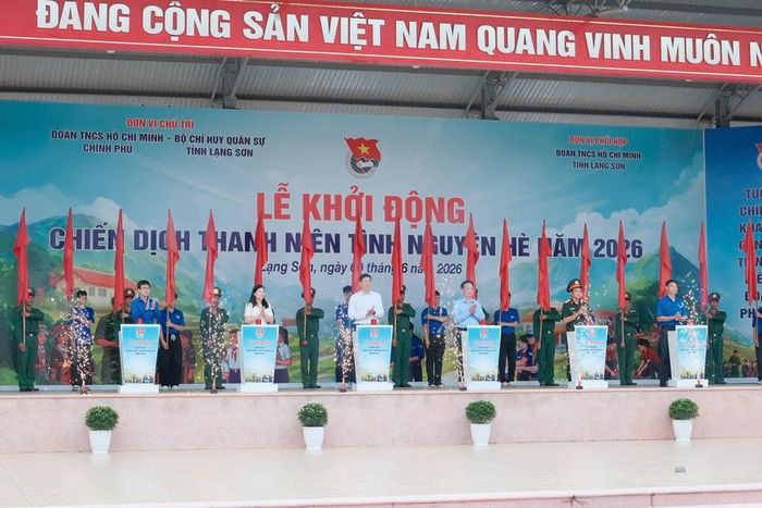 Lễ khởi động Chiến dịch Thanh niên Tình nguyện Hè năm 2026 được tổ chức tại Lạng Sơn