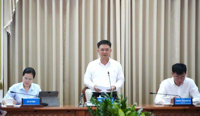 Phó Chủ tịch UBND Thành phố Nguyễn Mạnh Cường phát biểu khai mạc Hội nghị