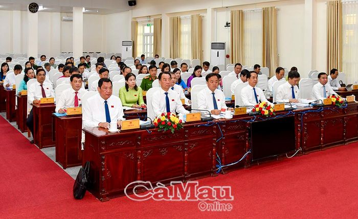  Các đồng chí lãnh đạo tỉnh và đại biểu tham dự kỳ họp.