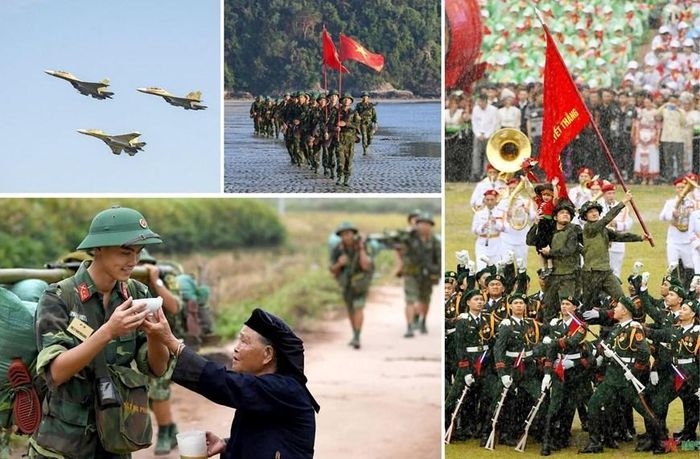 Phát huy phẩm chất Bộ đội cụ Hồ trong giai đoạn mới. Ảnh: ST