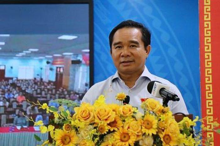Chủ tịch UBND TPHCM Nguyễn Văn Được phát biểu