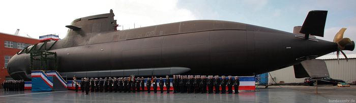 Tàu ngầm U212A. Ảnh Seaforces