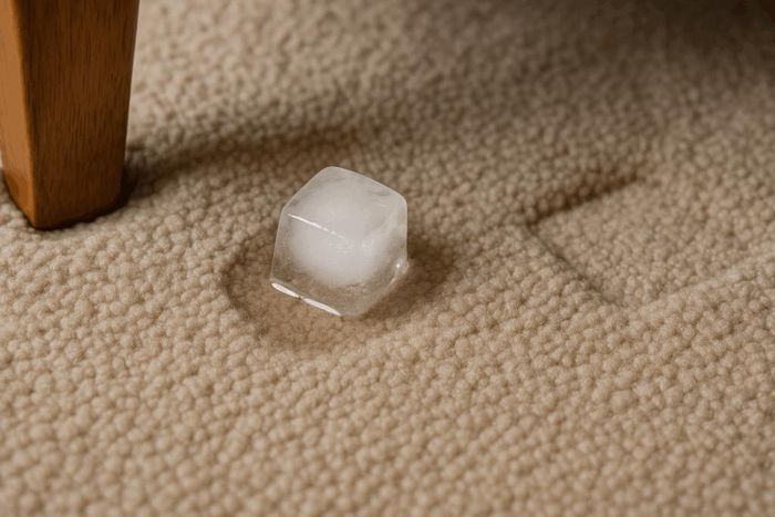 Đá viên giúp làm sạch các chất bẩn cứng đầu. (Ảnh: HouseTips)
