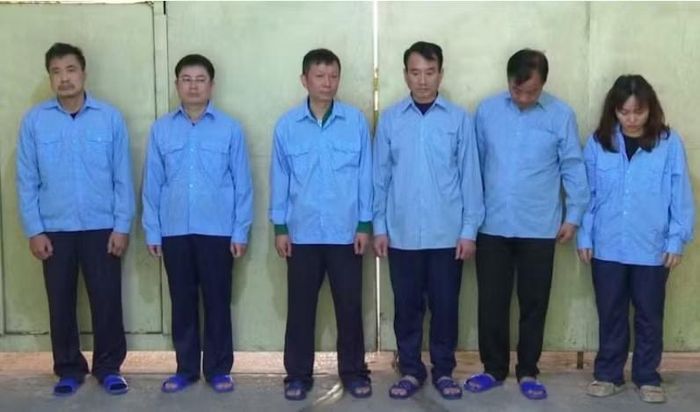 Các bị cáo trong vụ án. Ảnh: N.M