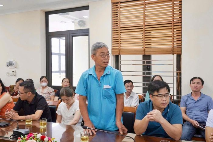 Đại diện các hộ dân cơ bản đồng tình với kế hoạch triển khai công tác phá dỡ, di dời tài sản. Ảnh: Nam Lộc
