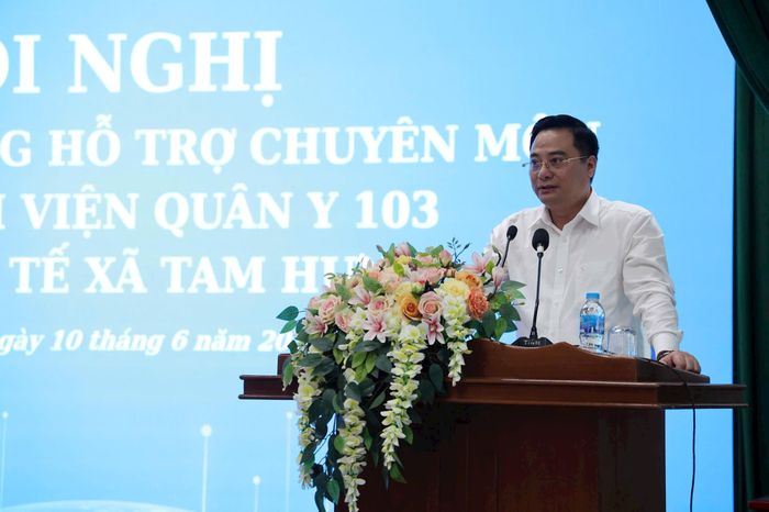 Bí thư Đảng ủy, Chủ tịch HĐND xã Tam Hưng Bùi Văn Sáng. Ảnh: Bình Minh