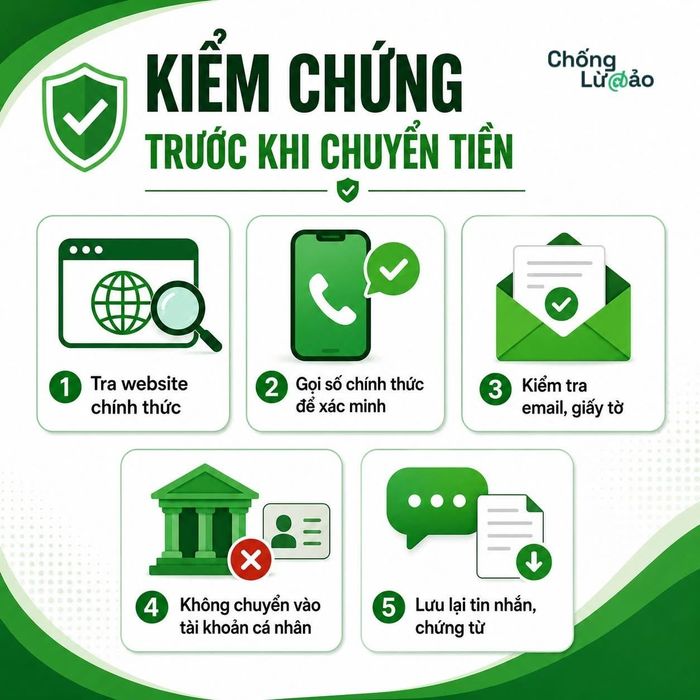 Người dân cần ghi nhớ các nguyên tắc để tránh thiệt hại về tài sản. Ảnh: Chongluadao.vn