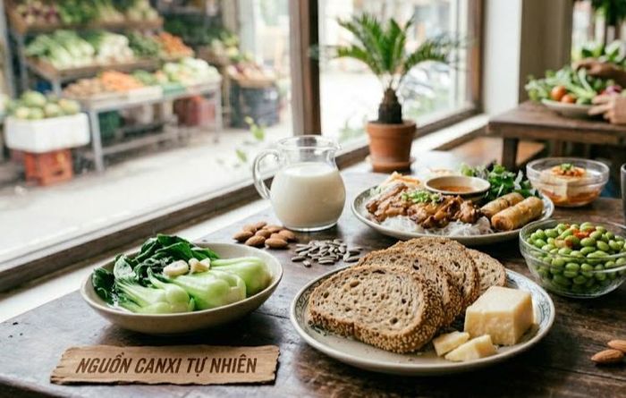 Thực phẩm tự nhiên luôn là nguồn canxi tốt nhất và dễ hấp thụ nhất.
