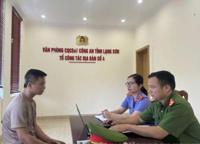 Trần Đức N. bị khởi tố. Ảnh: Cục CSGT.